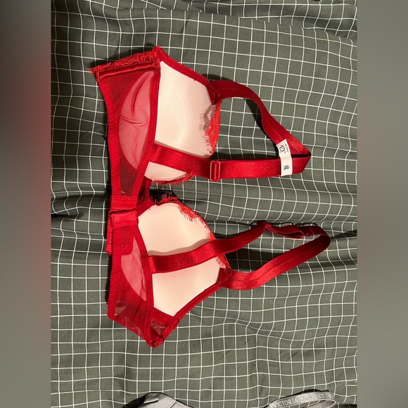 Red cherry shine strap push-up VS bra - Picture 11 of 17